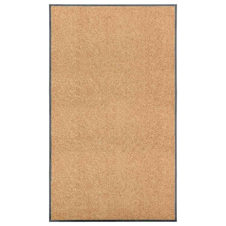 Vidaxl deurmat wasbaar 90x150 cm crème