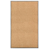 Vidaxl Doormat washable 90x150 cm cream