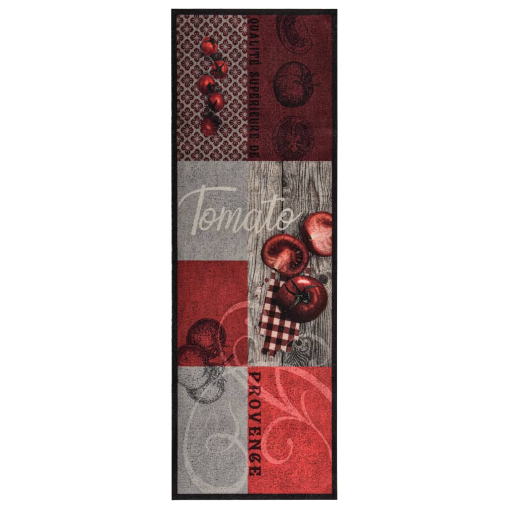 Vidaxl tappetino da cucina pomodoro lavabile 45x150 cm