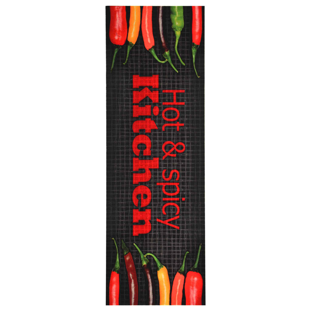 Vidaxl Kitchen mat washable hot spicy 45x150 cm