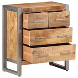 Vidaxl dressoir 60x35x70 cm ruw mangohout