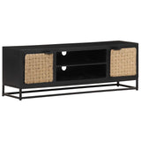 Vidaxl tv-meubel120x30x40 cm massief mangohout
