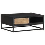 Vidaxl salontafel 90x60x35 cm massief mangohout