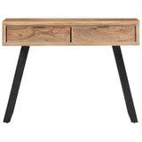 Vidaxl wandtafel met natuurlijke rand 100x35x76 cm massief acaciahout