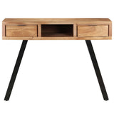 Vidaxl bureau met natuurlijke randen 107x45x79 cm massief acaciahout
