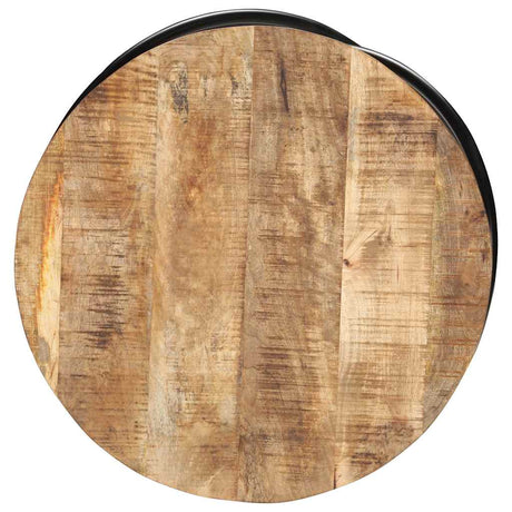 Vidaxl salontafel 60x60x40 cm massief ruw mangohout zwart