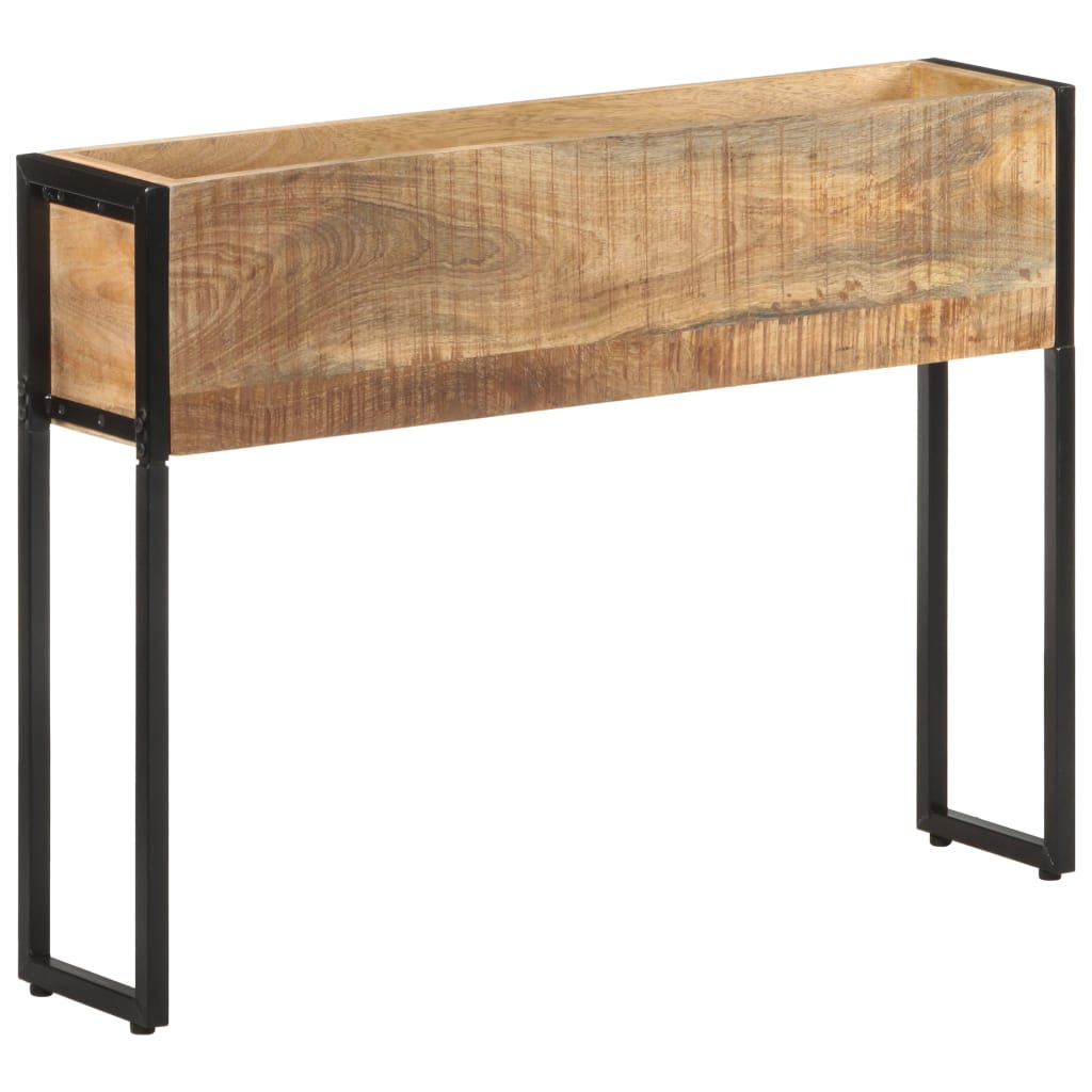 Vidaxl plantenbak 90x20x68 cm ruw mangohout