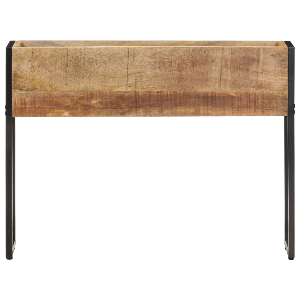 Vidaxl Planning Box 90x20x68 cm de madera de mango rugosa