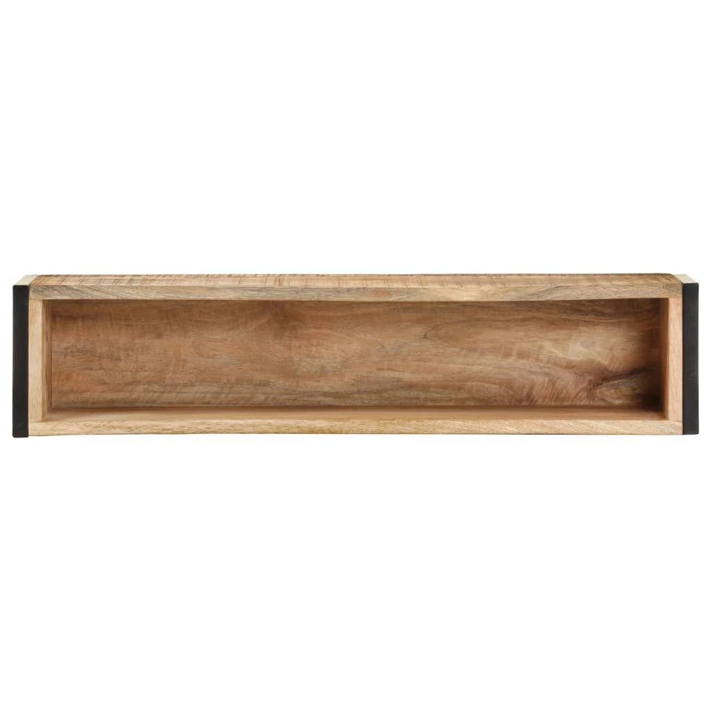 Vidaxl Planning Box 90x20x68 cm Rough Mango Wood