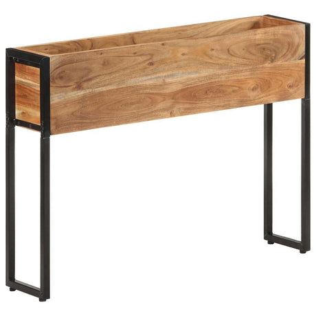 Vidaxl plantenbak 90x20x68 cm massief acaciahout