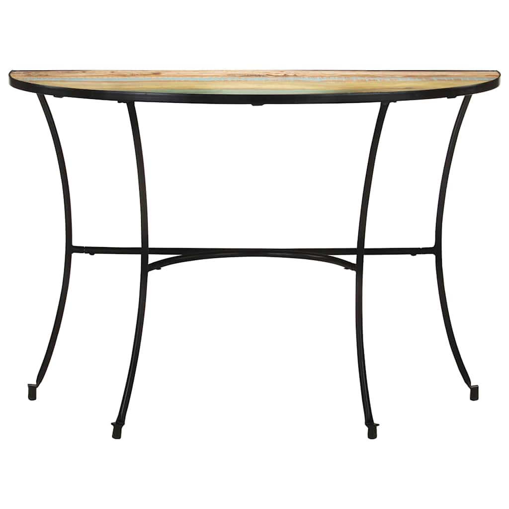 Vidaxl bijzettafel 110x40x77 cm massief gerecycled hout