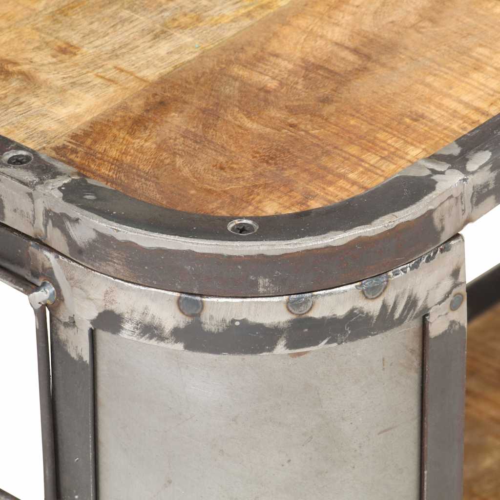 Vidaxl tv-meubel 90x30x40 cm massief mangohout