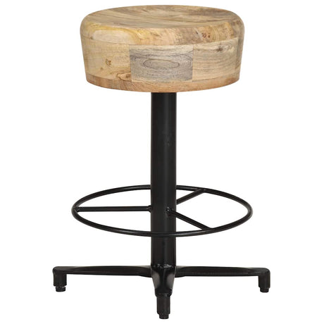 Vidaxl barkrukken 2 st 52 cm massief mangohout