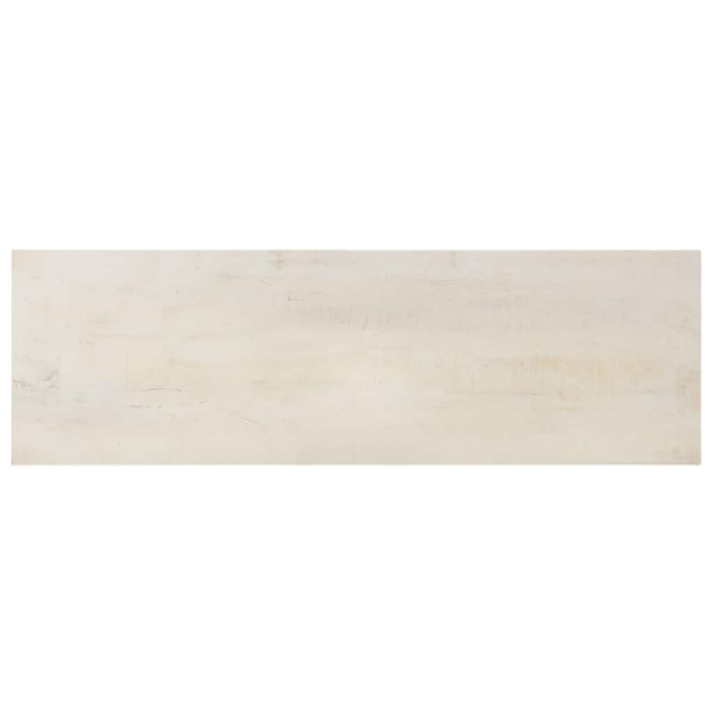 Vidaxl wandtafel 115x35x77 cm ruw mangohout wit