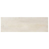 Vidaxl wandtafel 115x35x77 cm ruw mangohout wit