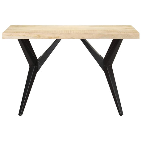 Vidaxl eettafel 120x60x76 cm massief mangohout