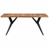 Vidaxl eettafel 160x80x76 cm massief acaciahout