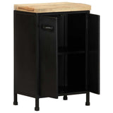 Vidaxl dressoir 47x35x76 cm ruw mangohout