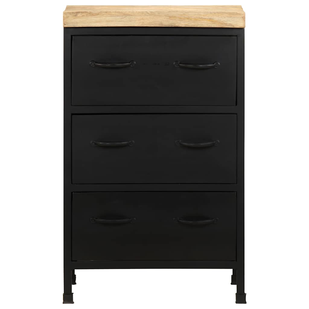 Vidaxl dressoir 47x35x76 cm ruw mangohout