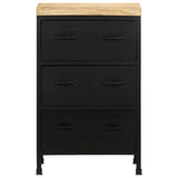 Vidaxl dressoir 47x35x76 cm ruw mangohout