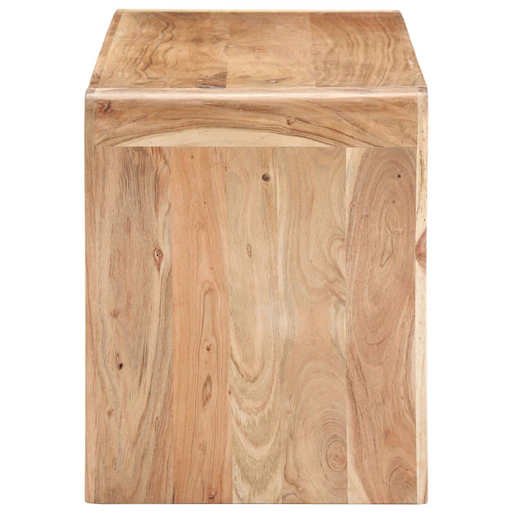 Vidaxl bankje 110x38x46 cm massief acaciahout