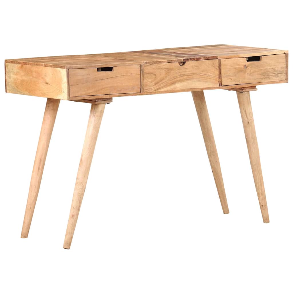 Vidaxl kaptafel met spiegel 112x45x76 cm massief acaciahout