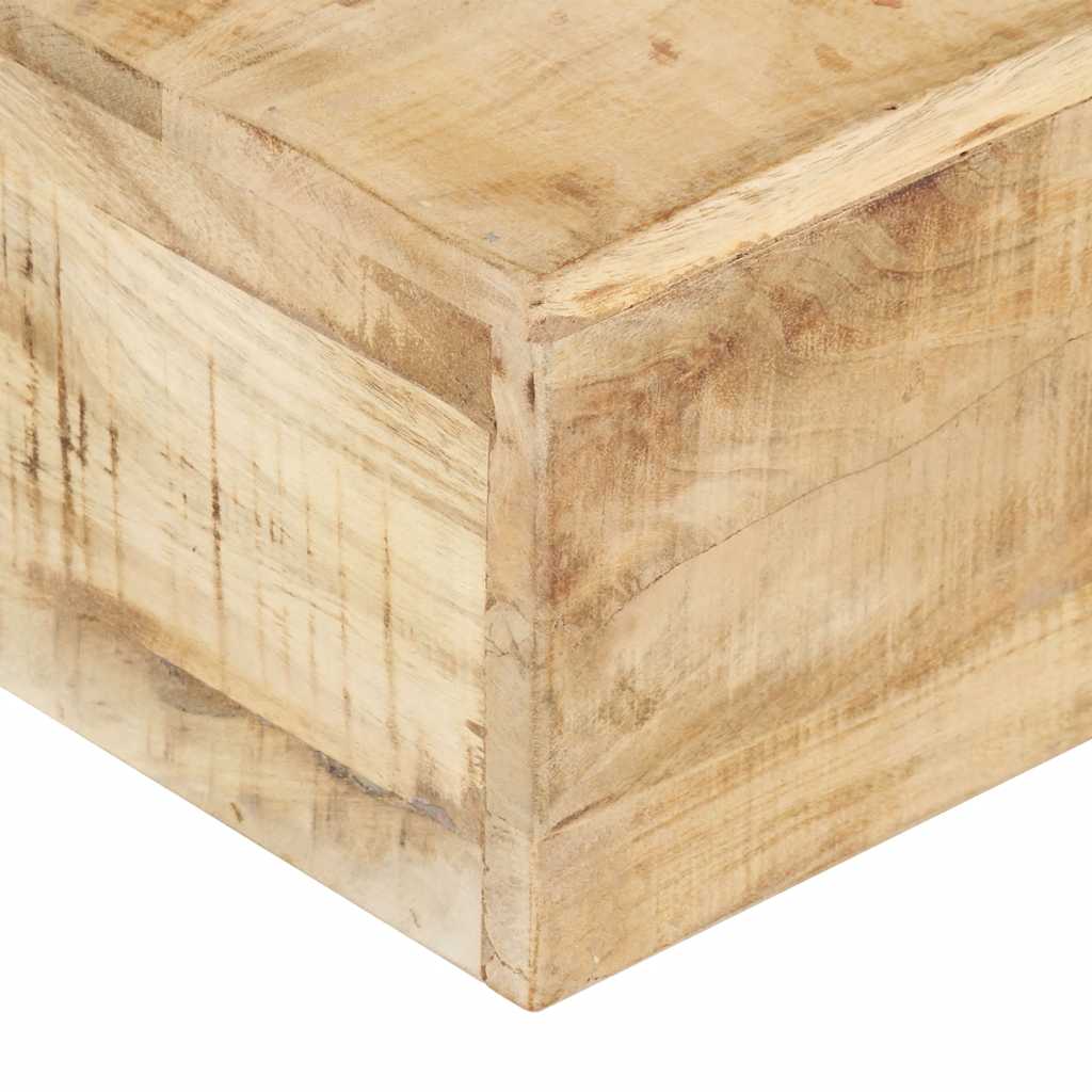 Vidaxl salontafel 80x80x28 cm massief mangohout