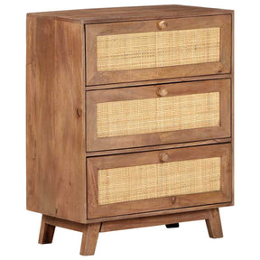 Vidaxl dressoir 61x35x76 cm massief mangohout