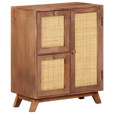 Vidaxl dressoir 60x35x75 cm massief mangohout