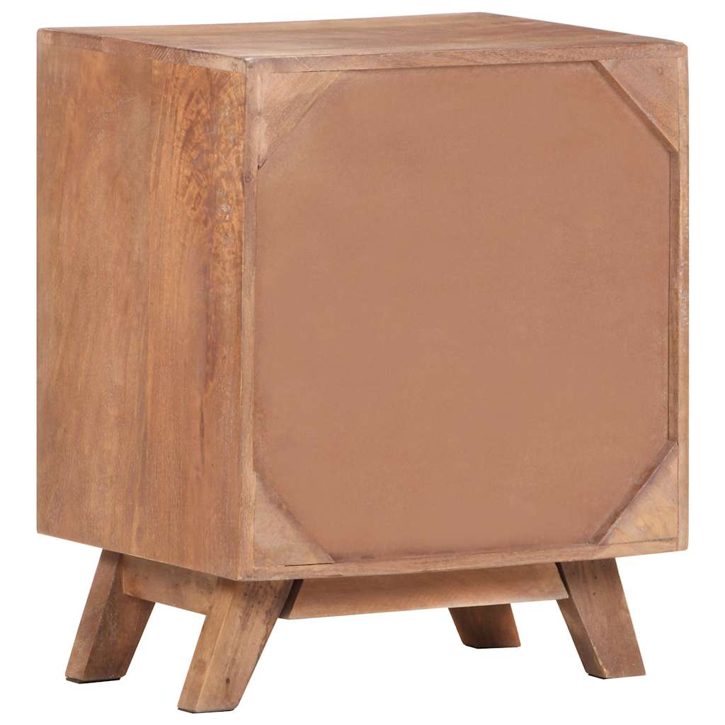 Vidaxl nachtkastje 40x30x50 cm massief mangohout