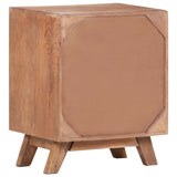 Vidaxl nachtkastje 40x30x50 cm massief mangohout