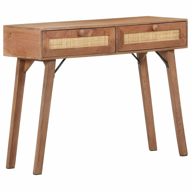 Vidaxl wandtafel 100x35x76 cm massief mangohout