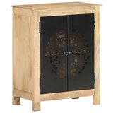 Vidaxl dressoir 60x35x75 cm massief mangohout