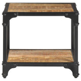 Vidaxl salontafel 40x40x36 cm massief ruw mangohout