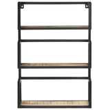 Vidaxl wandrek 60x20x85 cm ruw mangohout