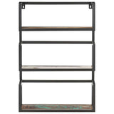 Vidaxl wandrek 60x20x85 cm massief gerecycled hout