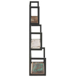 Vidaxl wandrek 60x20x85 cm massief gerecycled hout