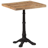 Vidaxl bistrotafel 60x60x77 cm ruw mangohout