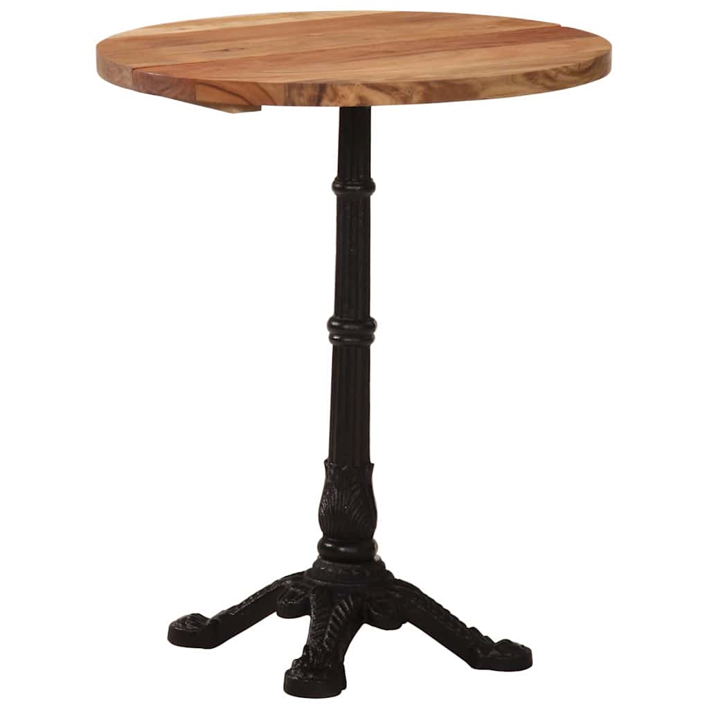 Vidaxl bistrotafel ø 60x76 cm massief acaciahout