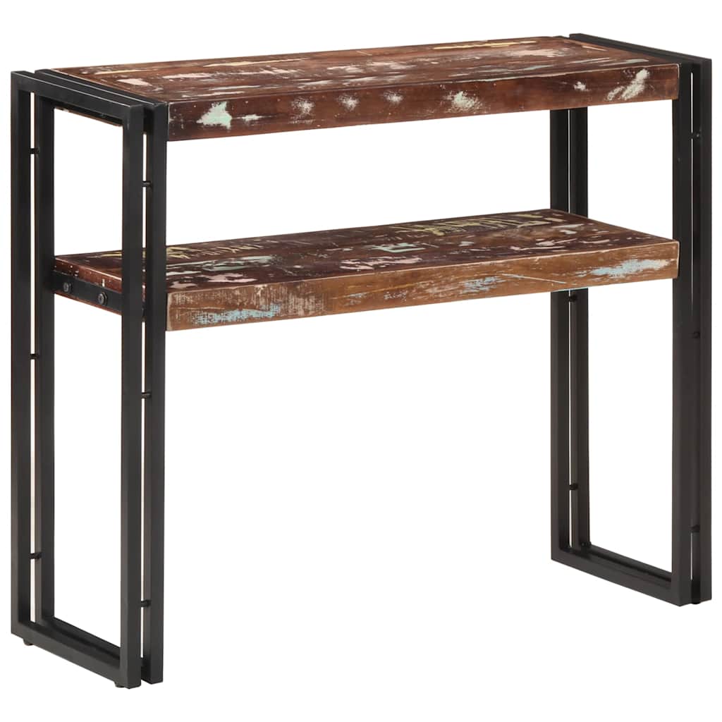 Vidaxl wandtafel 90x30x75 cm massief gerecycled hout