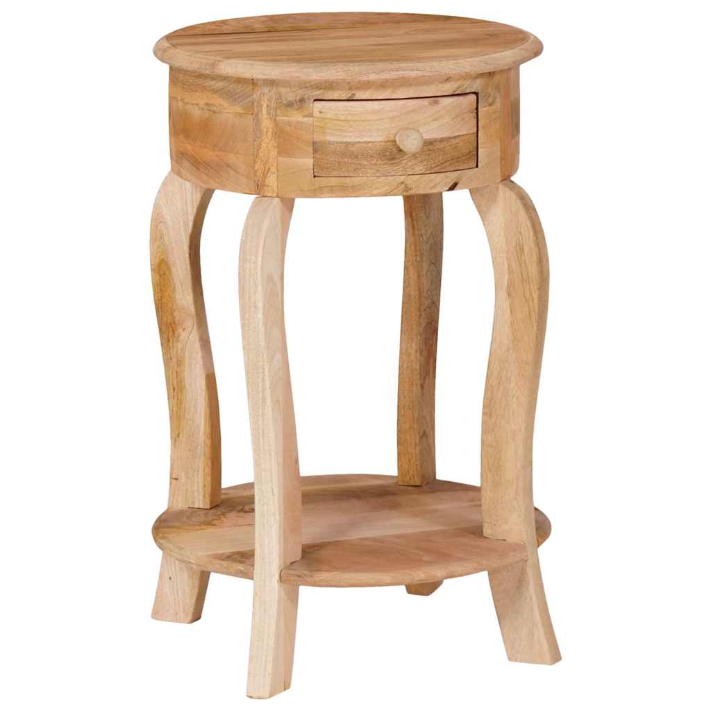 Vidaxl bijzettafel 37x37x61 cm massief mangohout