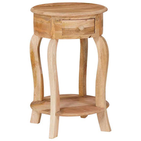 Vidaxl bijzettafel 37x37x61 cm massief mangohout