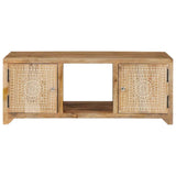 Vidaxl salontafel 90x50x35 cm massief mangohout