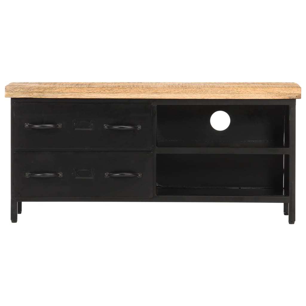 Vidaxl tv-meubel 90x30x41 cm ruw mangohout