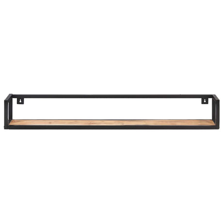 Vidaxl wandschappen 2 st 120 cm massief acaciahout