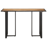 Vidaxl eettafel 120 cm ruw mangohout