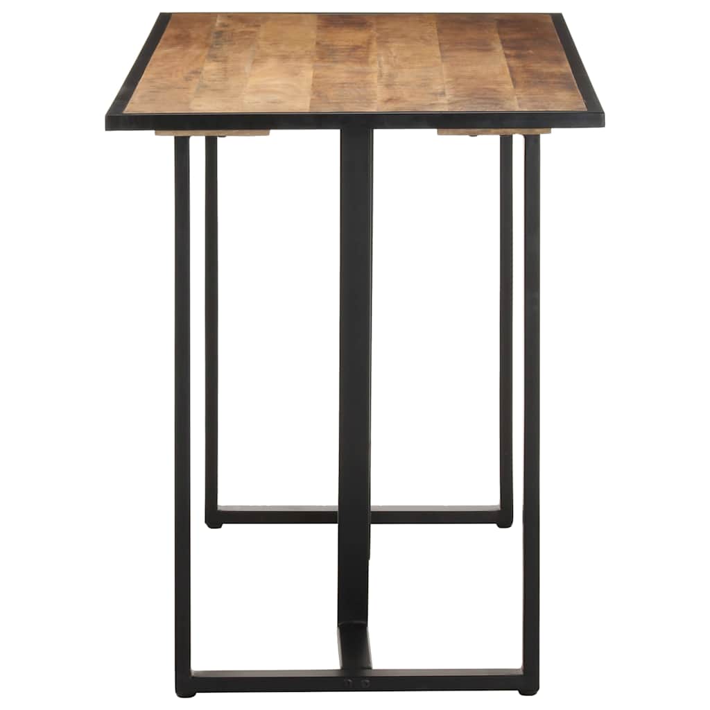Vidaxl eettafel 120 cm ruw mangohout