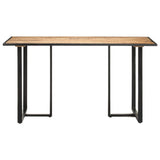 Vidaxl eettafel 140 cm ruw mangohout