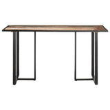 Vidaxl eettafel 140 cm massief gerecycled hout