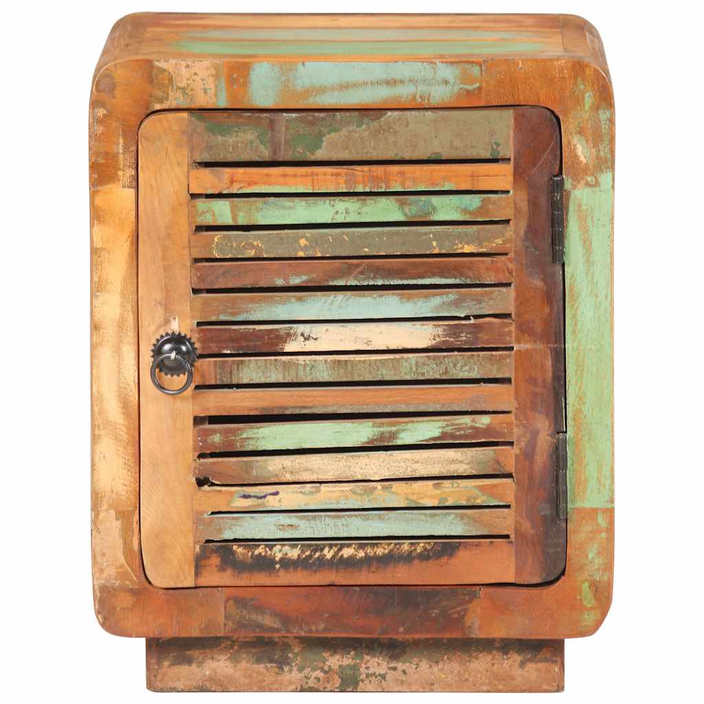 Vidaxl nachtkastje 40x30x50 cm massief gerecycled hout